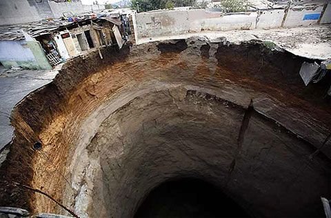 Sinkhole, Guatemala